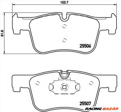 BREMBO P 06 070 - fékbetét BMW