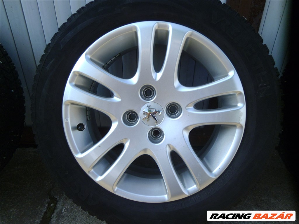 Peugeot Cotya 6.5Jx16CH4 4x108 ET31 16" újszerű gyári alufelni Peugeot 206, 307, Partner, stb. 5. kép