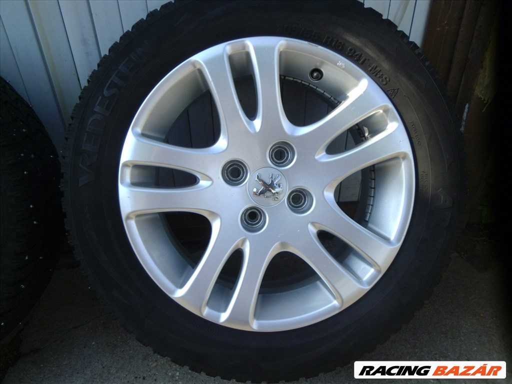 Peugeot Cotya 6.5Jx16CH4 4x108 ET31 16" újszerű gyári alufelni Peugeot 206, 307, Partner, stb. 9. kép