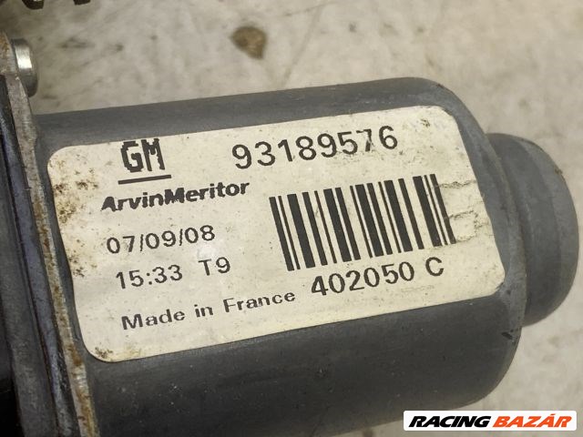 OPEL MERIVA A Bal első Ablakemelő Szerkezet (Elektromos) 3. kép