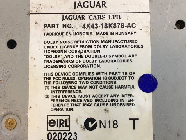 JAGUAR X-TYPE Rádió / CD 4. kép