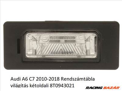 Audi A6 C7 2010-2018 Rendszámtábla világítás kétoldali 8T0943021