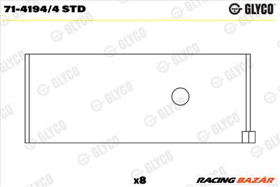 GLYCO 71-4194/4 STD - hajtókar csapágy DODGE FIAT FORD FORD AUSTRALIA GALLOPER HYUNDAI HYUNDAI (HUAT