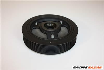 HK11733) ÚJ FŐTENGELY ÉKSZÍJTÁRCSA - Hyundai H1 11-21, H100 11-24, H350 14-20, Kia K2500/2700/2900 12-24 - 2,5 dízel - 231234A700 / 231244A030 / 231244A020 - Made in Korea