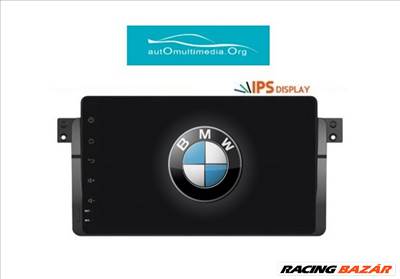 BMW E46 Android CarPlay Multimédia, GPS, Wifi, Bluetooth, Fejegység, Rádió, Tolatókamerával
