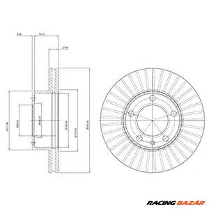 DELPHI BG9692 - féktárcsa NISSAN OPEL PEUGEOT RENAULT VAUXHALL