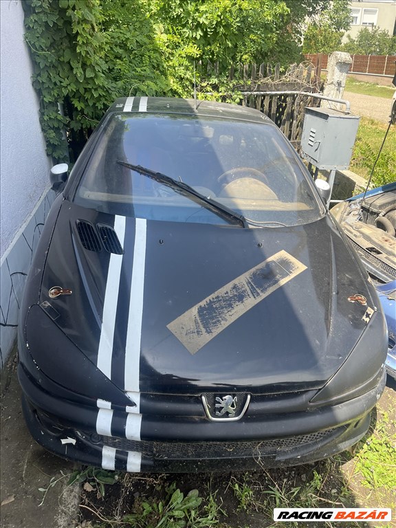 Peugeot 206 CC amatőr csövezett rallycross autó 1. kép