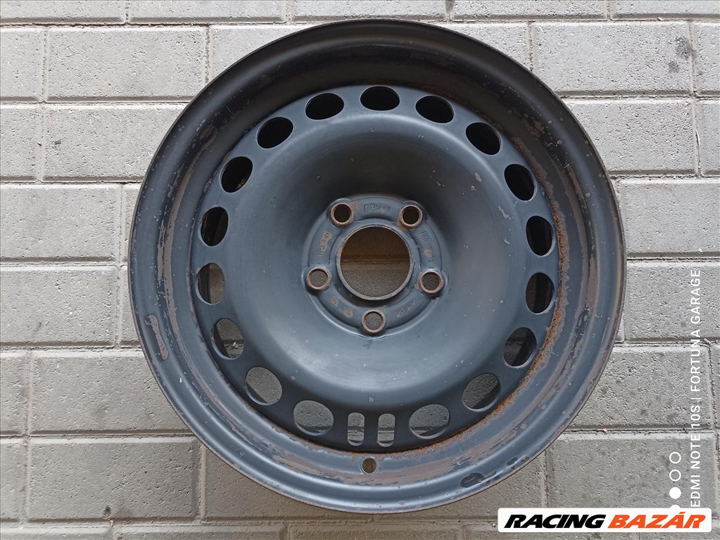 5x110 15" Opel használt acélfelni garnitúra (R442) 3. kép