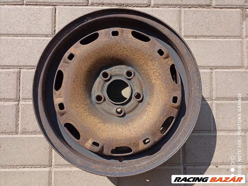 5x100 14" Volkswagen használt lemezfelni garnitúra (R480) 3. kép