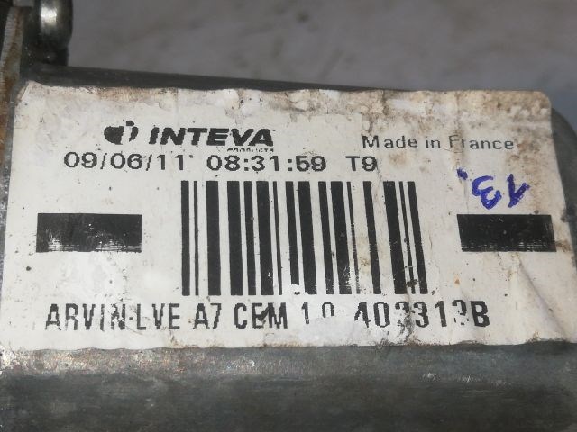 PEUGEOT 207 Bal első Ablakemelő Szerkezet (Elektromos) 3. kép