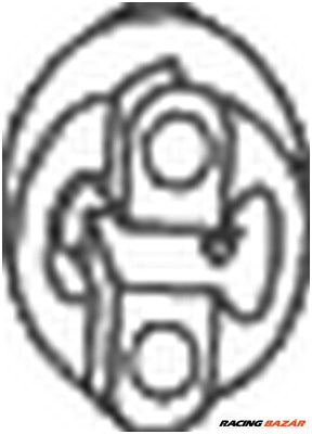 BOSAL 255-381 - gumiszalag, kipufogórendszer ALFA ROMEO BEDFORD CHEVROLET CITROËN DAEWOO DAIHATSU FI 1. kép