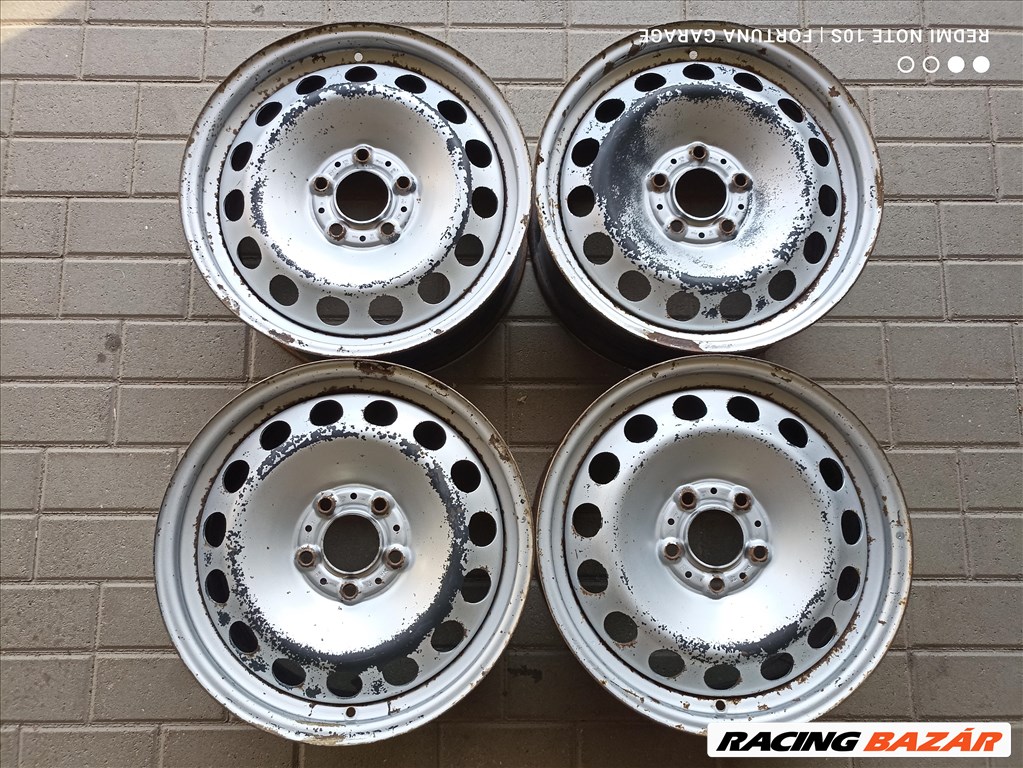 5x120 17" BMW használt lemezfelni garnitúra (R452) 1. kép