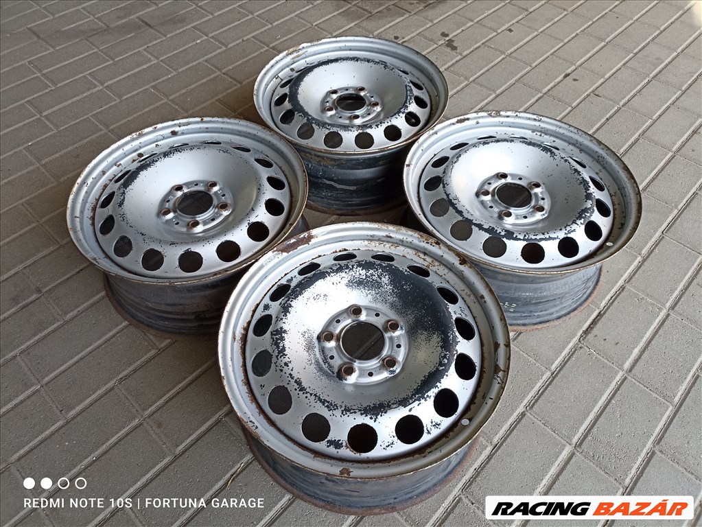 5x120 17" BMW használt lemezfelni garnitúra (R452) 2. kép