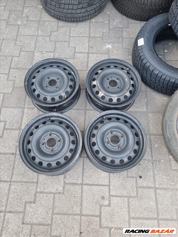  4x100 lyukosztású 5JJ 14" újszerű gyári Nissan lemezfelni 1. kép