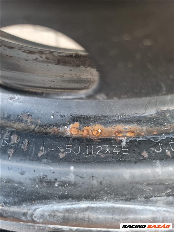  4x100 lyukosztású 5JJ 14" újszerű gyári Nissan lemezfelni 4. kép