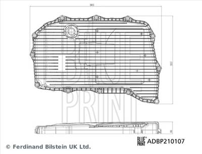 BLUE PRINT ADBP210107 - hidraulikus szűrő, automatikus váltó AUDI VW