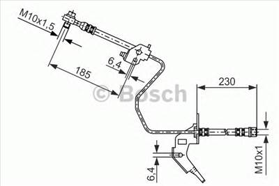 BOSCH 1 987 476 200 - fékcső CHEVROLET HOLDEN OPEL VAUXHALL