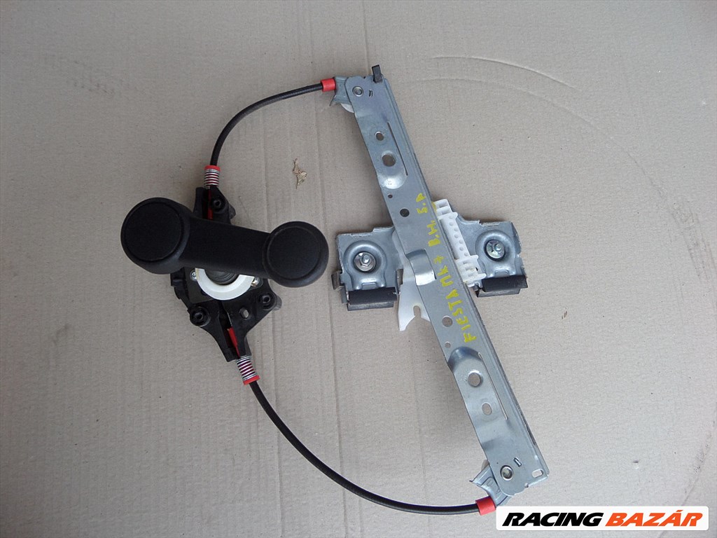 Ford Fiesta MK7 5 ajtós bal hátsó ajtó, ablakemelő szerkezet, manuális 1. kép