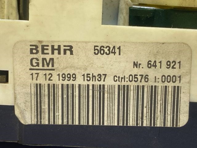 OPEL ASTRA G Fűtéskapcsoló (manuális klímás) 3. kép