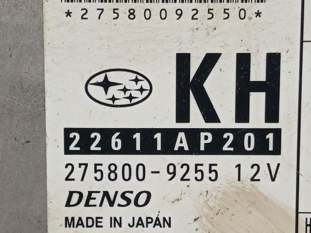 SUBARU FORESTER Motorvezérlő 3. kép