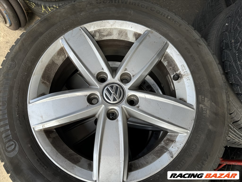 Volkswagen Touran / Golf / Caddy gyári 6,5X16-os 5X112-es ET48 könnyűfém felni garnitura eladó 1. kép