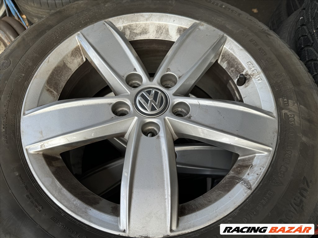 Volkswagen Touran / Golf / Caddy gyári 6,5X16-os 5X112-es ET48 könnyűfém felni garnitura eladó 4. kép