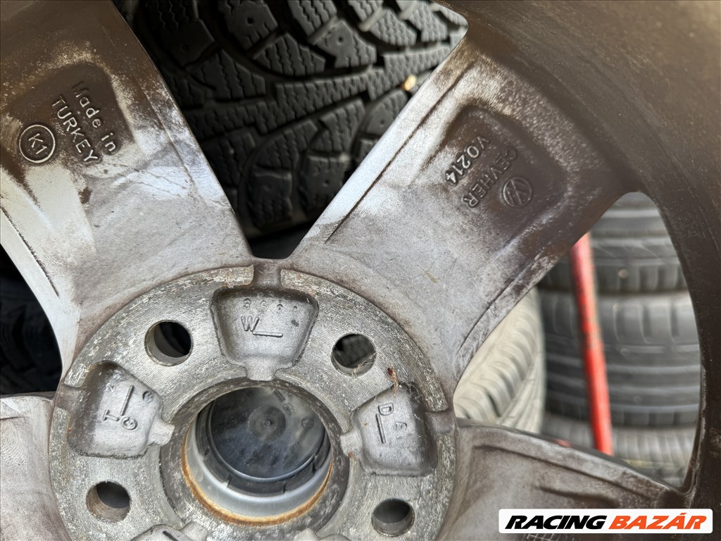 Volkswagen Touran / Golf / Caddy gyári 6,5X16-os 5X112-es ET48 könnyűfém felni garnitura eladó 6. kép