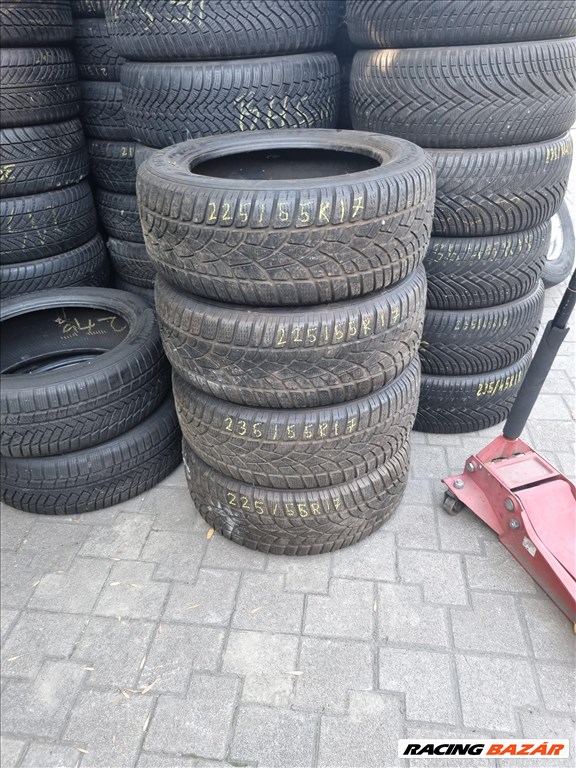  225/5517" újszerű Dunlop SP WinterSport 3D téli gumi 4db  1. kép