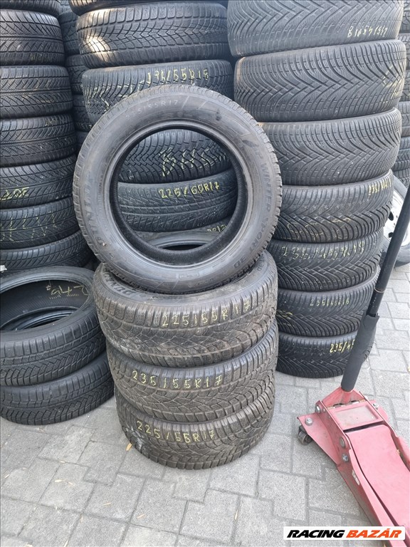  225/5517" újszerű Dunlop SP WinterSport 3D téli gumi 4db  2. kép