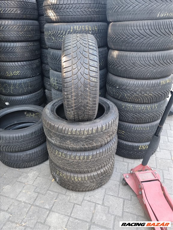 225/5517" újszerű Dunlop SP WinterSport 3D téli gumi 4db  3. kép