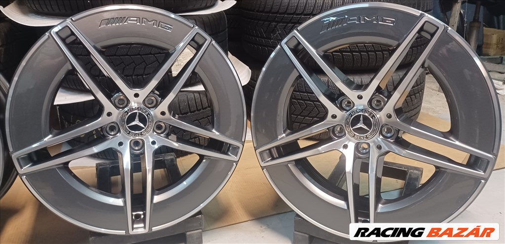 Új! Mercedes W214 E klasse AMG alufelnik 5x112 8,5x19 ET35,5 4db 6. kép