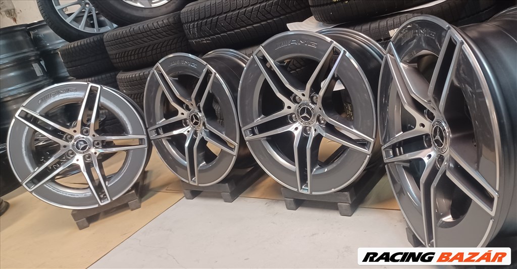 Új! Mercedes W214 E klasse AMG alufelnik 5x112 8,5x19 ET35,5 4db 8. kép