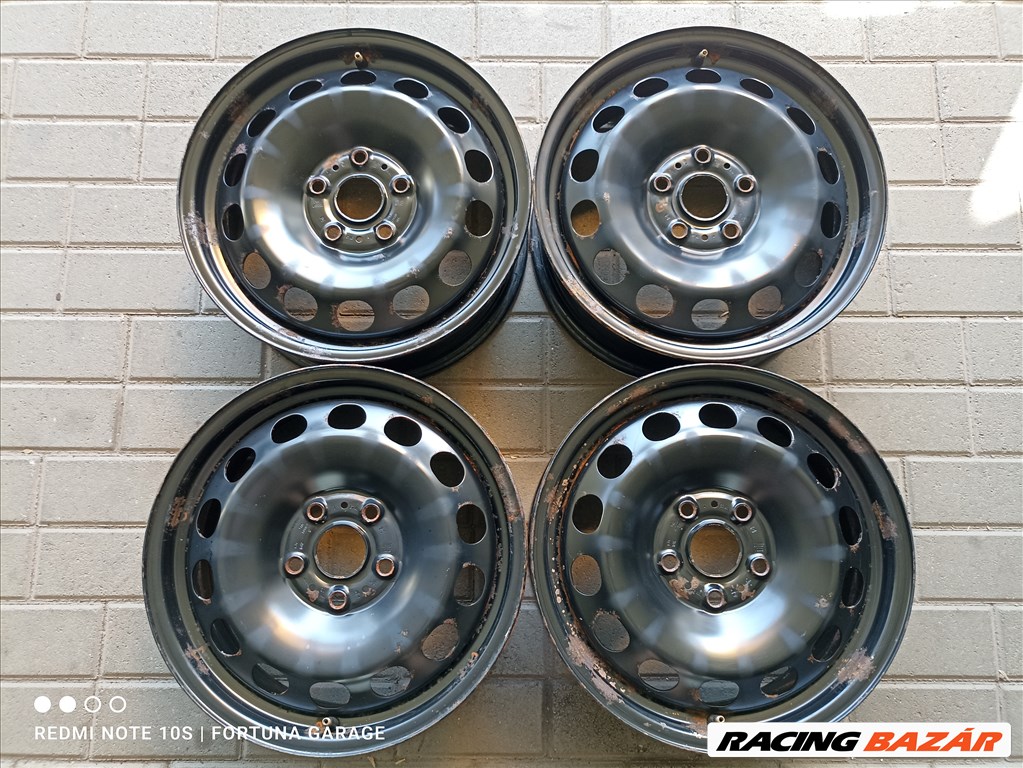 5x112 16" Volkswagen használt lemezfelni garnitúra (R437) 1. kép