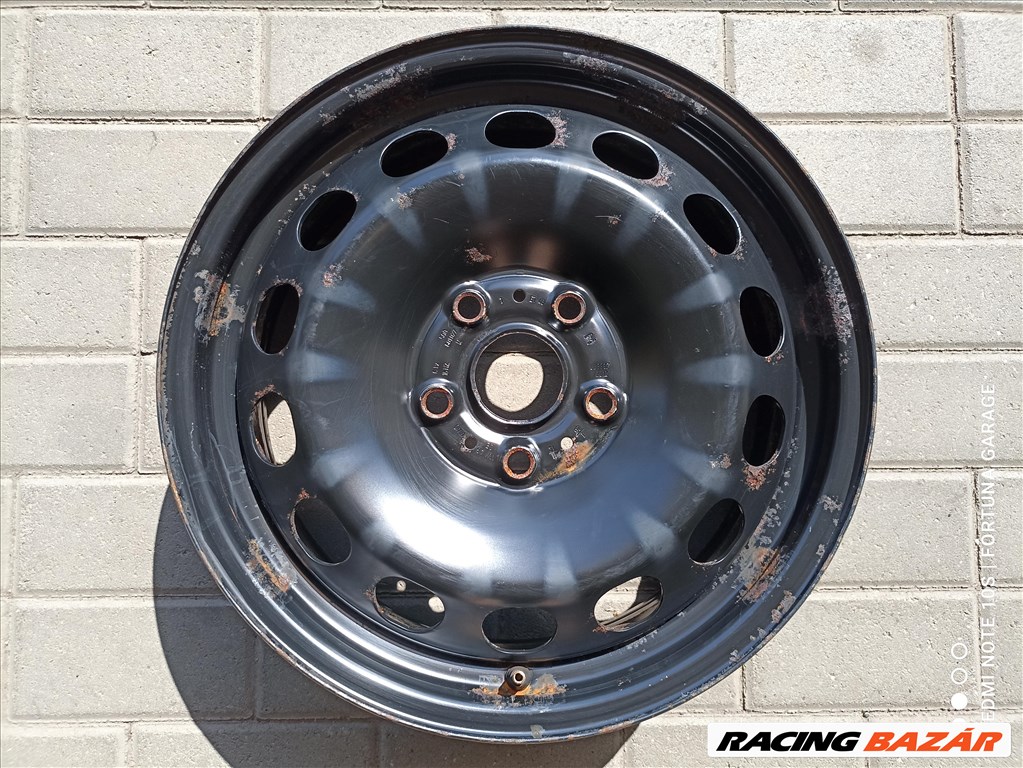 5x112 16" Volkswagen használt lemezfelni garnitúra (R437) 5. kép
