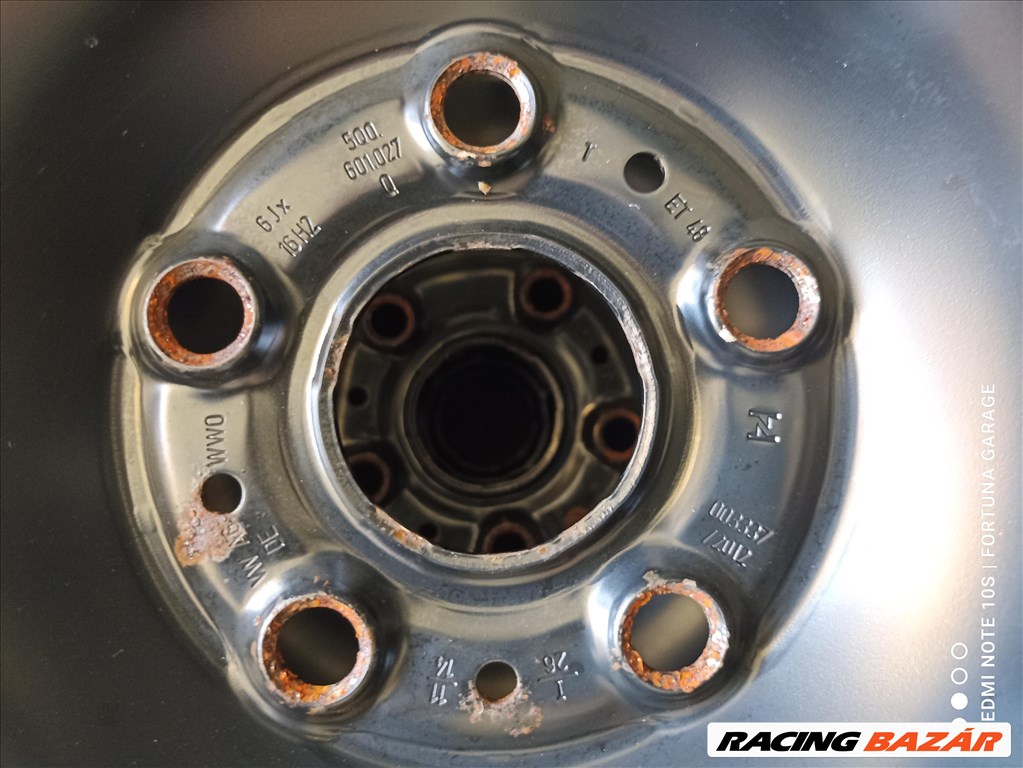 5x112 16" Volkswagen használt lemezfelni garnitúra (R437) 7. kép