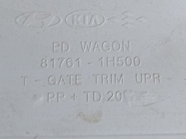 KIA CEED SW (ED) Csomagtérajtó Burkolat Felső 3. kép