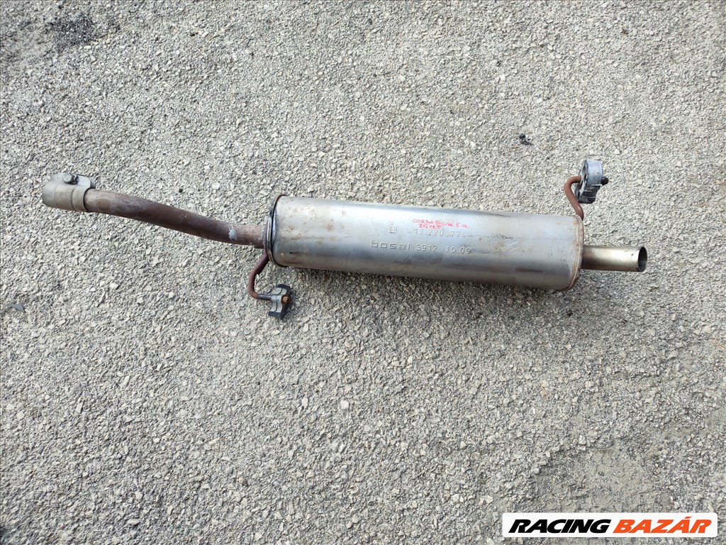 Opel Corsa D hátsó kipufogó dob  13220774 2. kép