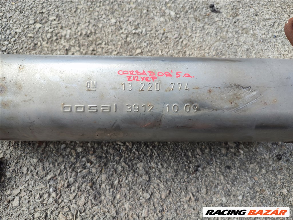 Opel Corsa D hátsó kipufogó dob  13220774 3. kép