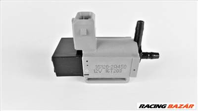 HK11157) GYÁRI ÚJ SZOLENOID SZELEP, SOLENOID - Hyundai Accent, Elantra, Getz, Grand Santa Fe, H1, i10, i20, i30, i40, ix20, ix35, Santa Fe, Tucson / Kia Carens, Carnival, Ceed, Cerato forte, Optima, Picanto, Rio, Sorento, Soul, Sportage, Venga - 351202A450