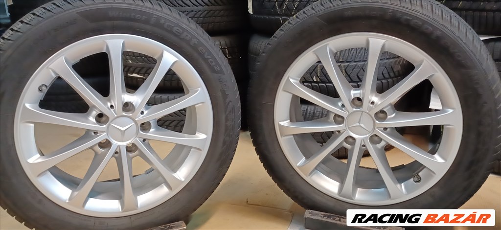 Mercedes W177 A B CLA 5x112 6,5x17 205/55 R17 téli gumikkal 4db 4. kép