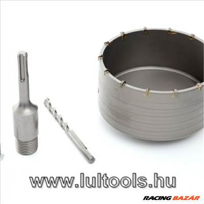 180mm-es koronafúró + sds plusz szár