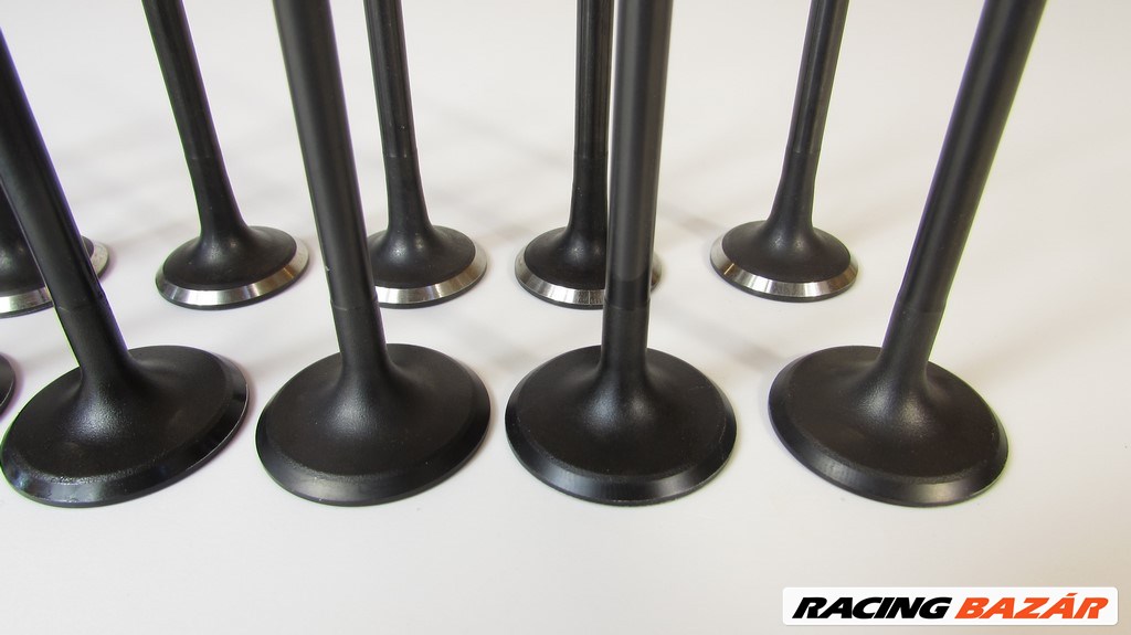 HK11304SET) ÚJ 8 KIPUFOGÓ + 8 SZÍVÓ SZELEP SZETT, 16 DARAB - Kia Carens 06-12, Ceed 06-, Cerato 06-, Optima 18-, Rio 11-, Soul 08-, Sportage 10-, Venga 09-19 / Hyundai Accent 11-, Elantra 11-, i10 10-12, i20 08-15, i30 07-14, i40 11-19, ix20 11-, ix35 10-, Kona 17-, Sonata 14-, Tucson 15-, Veloster 11- - 1.4, 1.6 benzin - 222122B000, 222112B400 - Gyári minőség, Made in Korea 1. kép