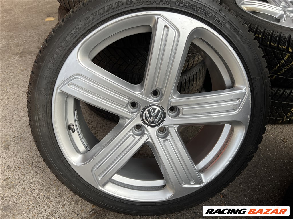 Volkswagen Golf Jetta Touran "Cadiz" 7,5X18-as 5X112-es ET49 könnyűfém felni garnitura eladó 1. kép