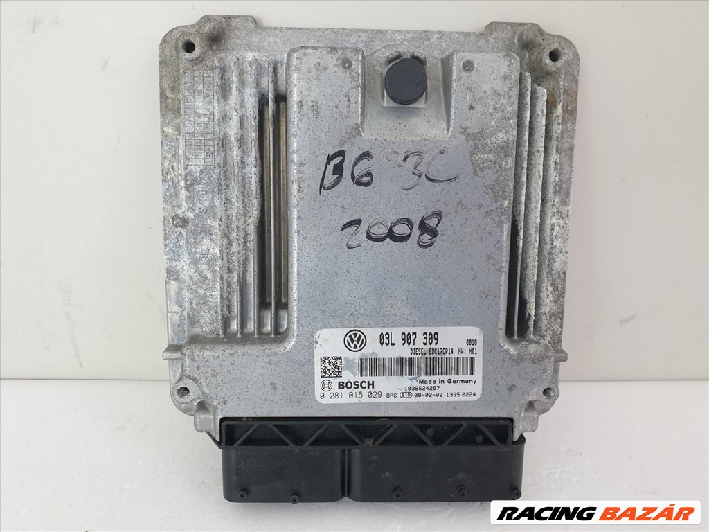 502983 VW Passat B6, Motorvezérlő, 0281015029, 03L907309, Bosch. 1. kép
