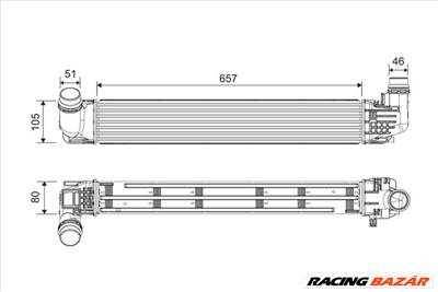 VALEO 818228 - töltőlevegőhűtő DACIA RENAULT