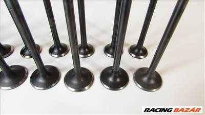 HK11303SET) ÚJ SZELEP SZETT, 16 DARAB - 8 szívó, 8 kipufogó - Kia Carens 06-18, Ceed 06-18, Cerato 04-18, Optima 11-18, Picanto 04-10, Rio 05-20, Soul 08-18, Sportage 10-18, Venga 09-19 / Hyundai Accent 06-19, Elantra 06-18, Getz 02-10, i10 10-10, i20 08-20, i30 07-20, i40 11-18, ix20 11-19, ix35 10-15, Matrix 00-10, Tucson 15-18 - 1.1, 1.4, 1.5, 1.6, 1.7 dízel - 222112A100 / 222122A100 - Gyári minőség, Made in Korea