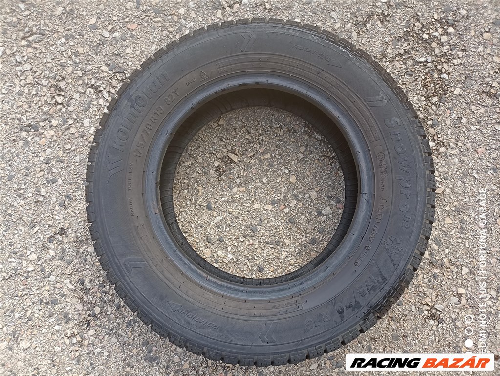 175/70 R13" Kormoran használt téli gumik (2db) 3. kép