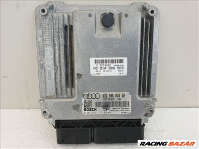 502916 Audi A4 B7, 2005, Motorvezérlő, Ecu, 0281012113, 03G906016GN, Bosch.