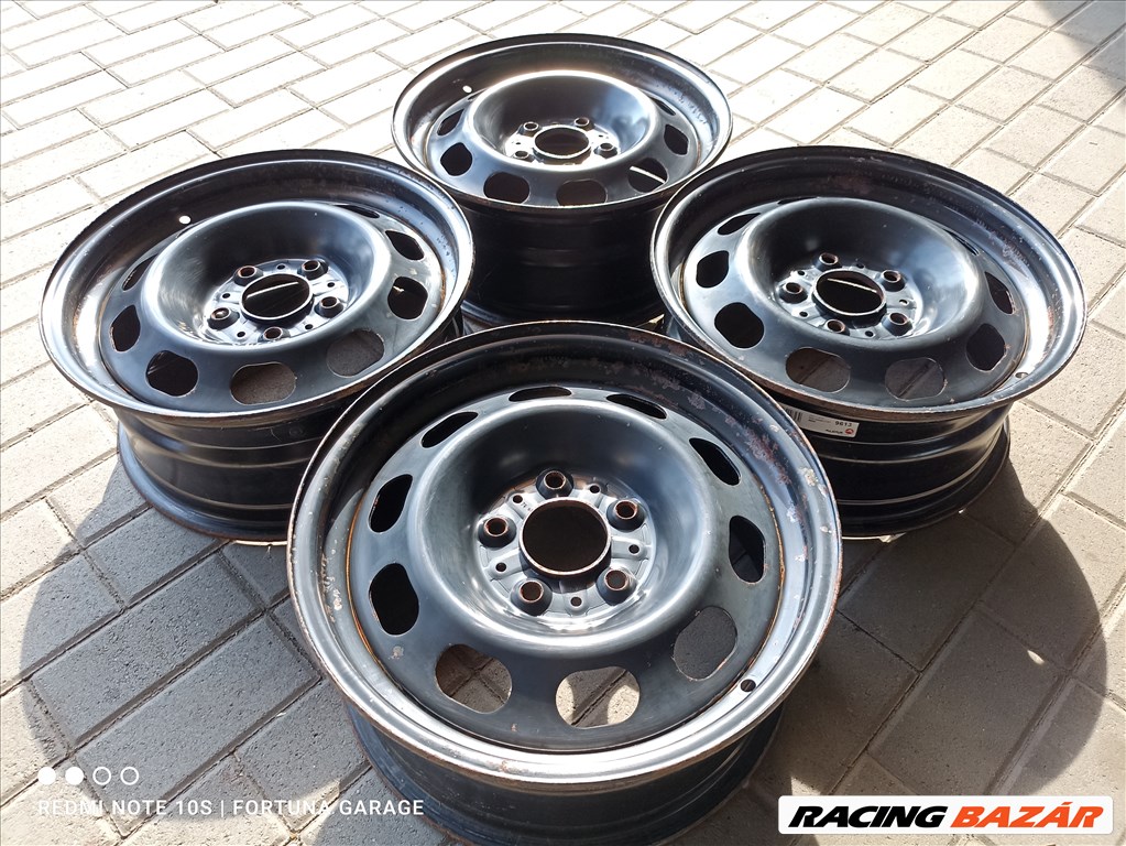 5x120 15" BMW használt lemezfelni garnitúra (R482) 2. kép
