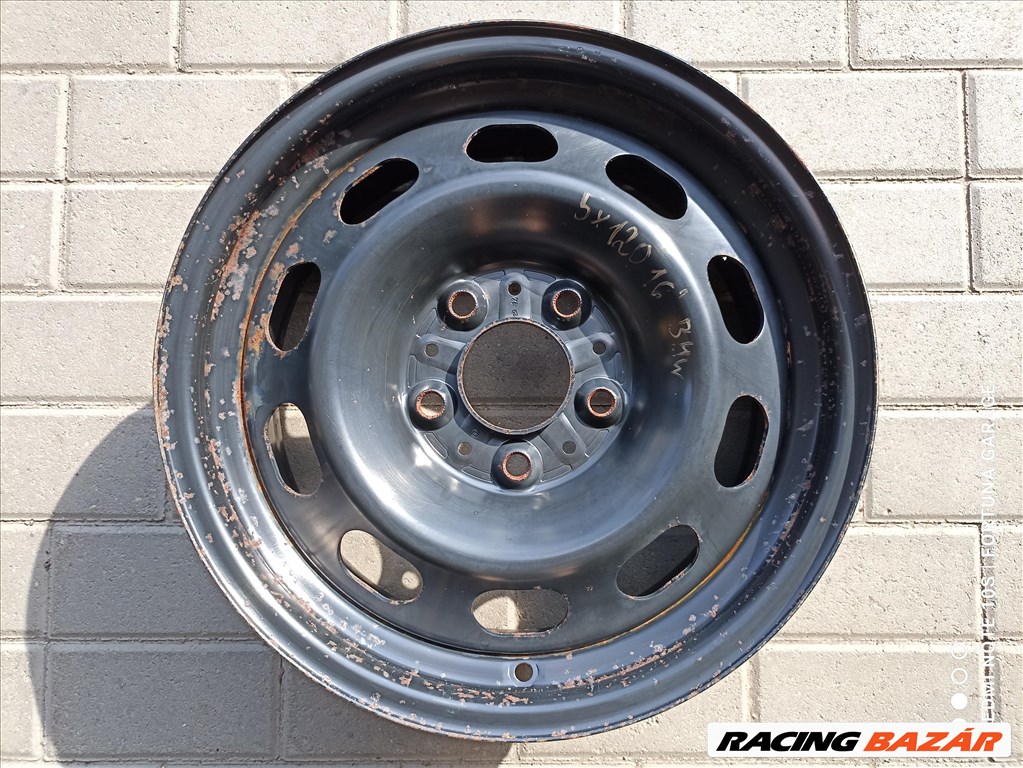 5x120 15" BMW használt lemezfelni garnitúra (R482) 3. kép
